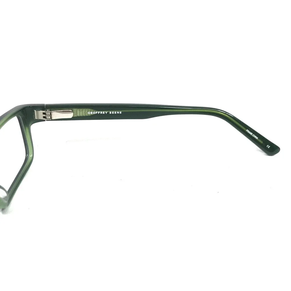 Geoffrey Beene Eyeglasses Frames G903 BRN Brown Green Rectangle 49-16-135